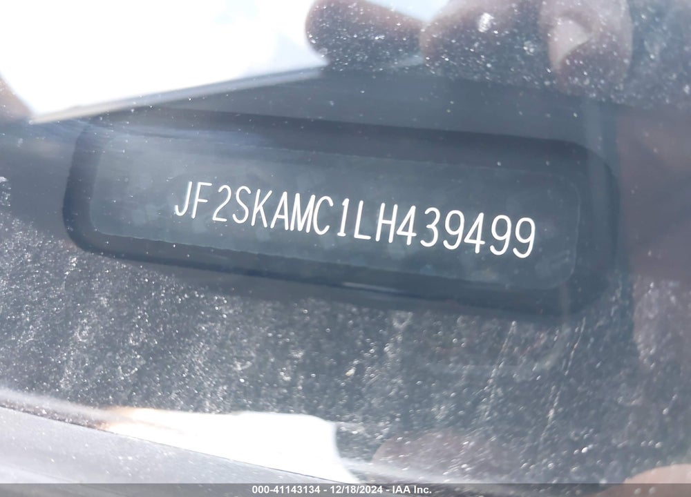 2020 SUBARU FORESTER SPORT VIN: JF2SKAMC1LH439499