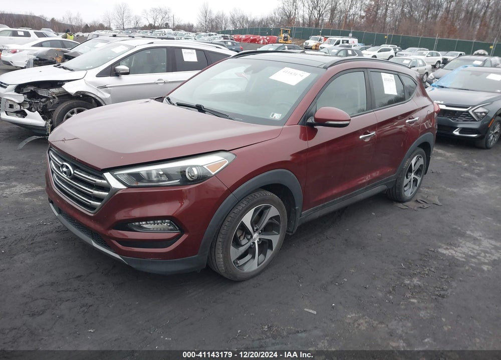 2016 HYUNDAI TUCSON LIMITED VIN: KM8J3CA2XGU225666