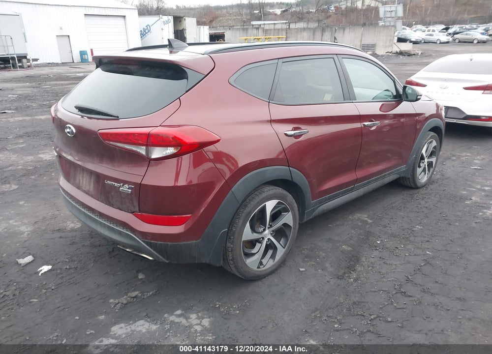 2016 HYUNDAI TUCSON LIMITED VIN: KM8J3CA2XGU225666