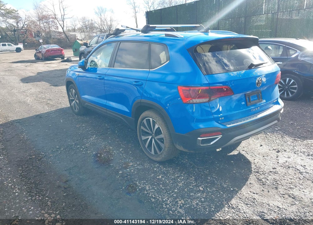 2022 VOLKSWAGEN TAOS 1.5T SE VIN: 3VVWX7B27NM089004