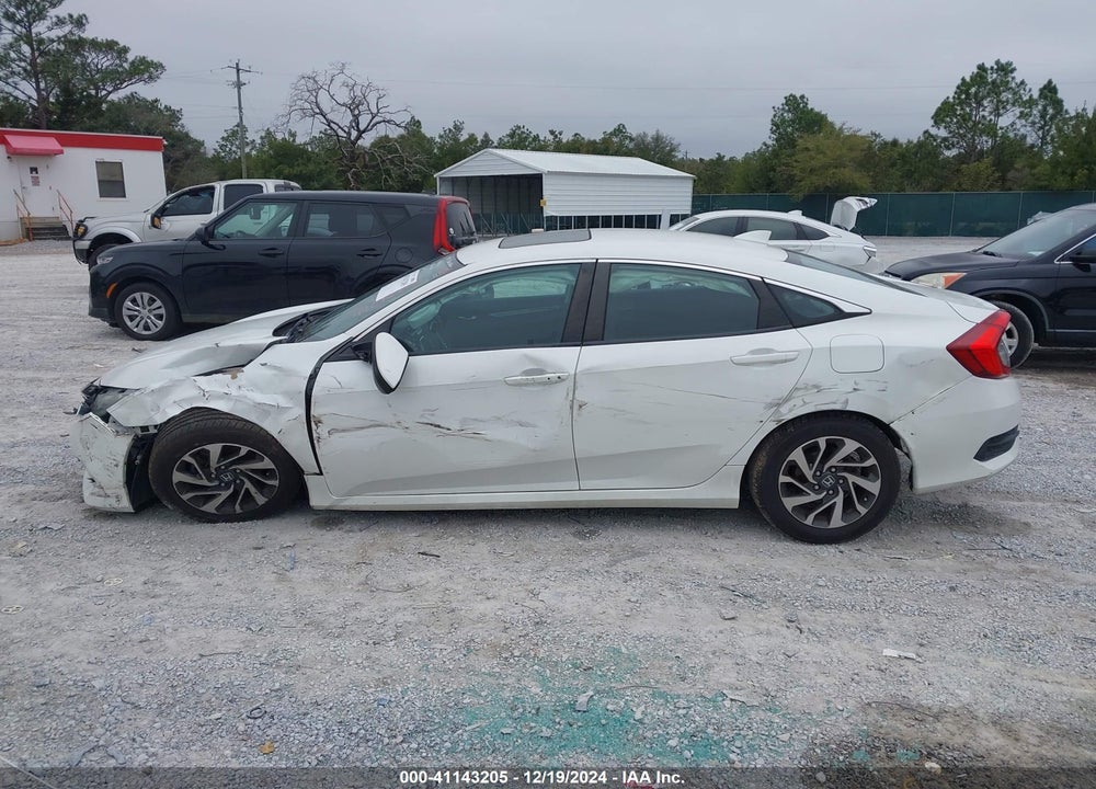 2018 HONDA CIVIC EX VIN: 2HGFC2F76JH507565