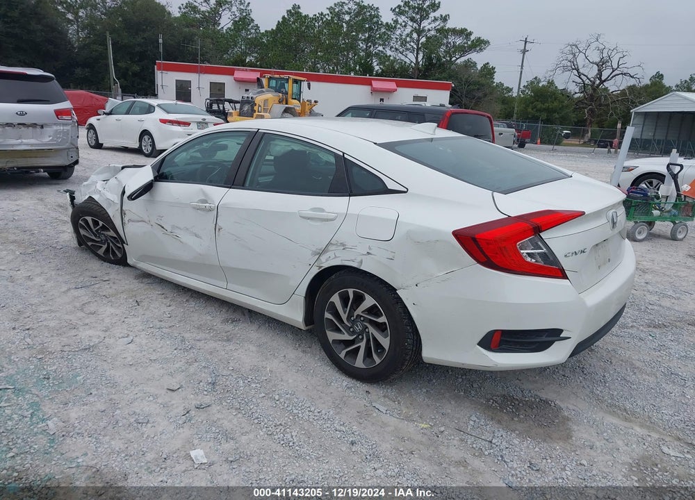 2018 HONDA CIVIC EX VIN: 2HGFC2F76JH507565
