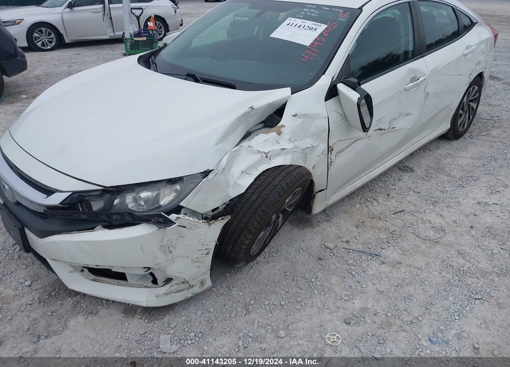 2018 HONDA CIVIC EX VIN: 2HGFC2F76JH507565