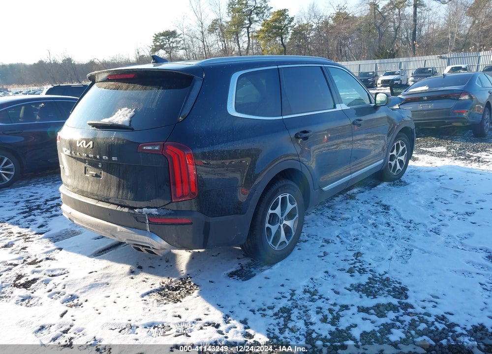2022 KIA TELLURIDE EX VIN: 5XYP3DHC8NG253449
