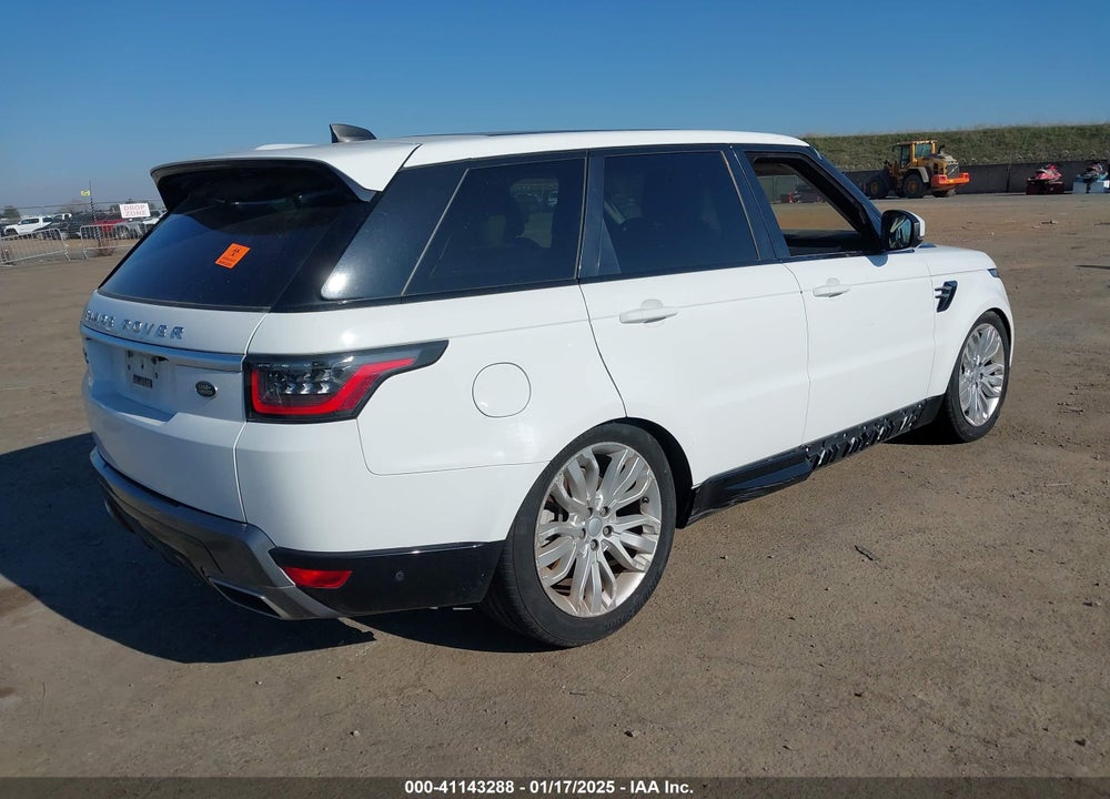 2019 LAND ROVER RANGE ROVER SPORT HSE VIN: SALWR2RV9KA832517