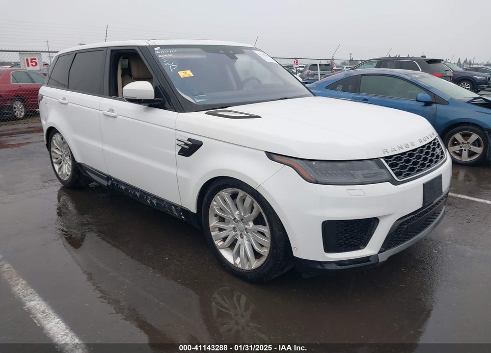 2019 LAND ROVER RANGE ROVER SPORT HSE VIN: SALWR2RV9KA832517