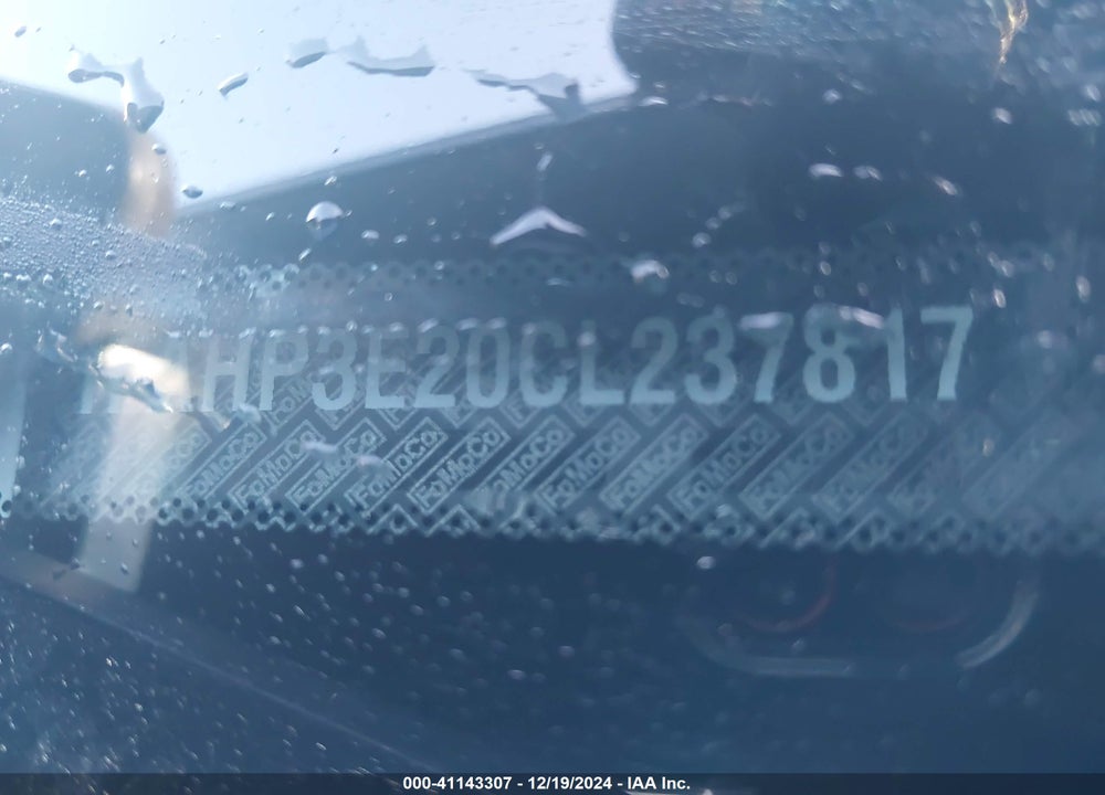 2012 FORD FOCUS S VIN: 1FAHP3E20CL237817