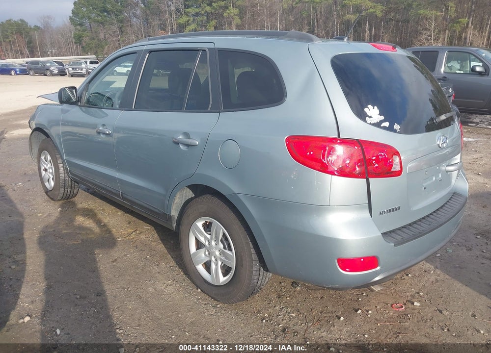 2009 HYUNDAI SANTA FE GLS VIN: 5NMSG13D69H317612