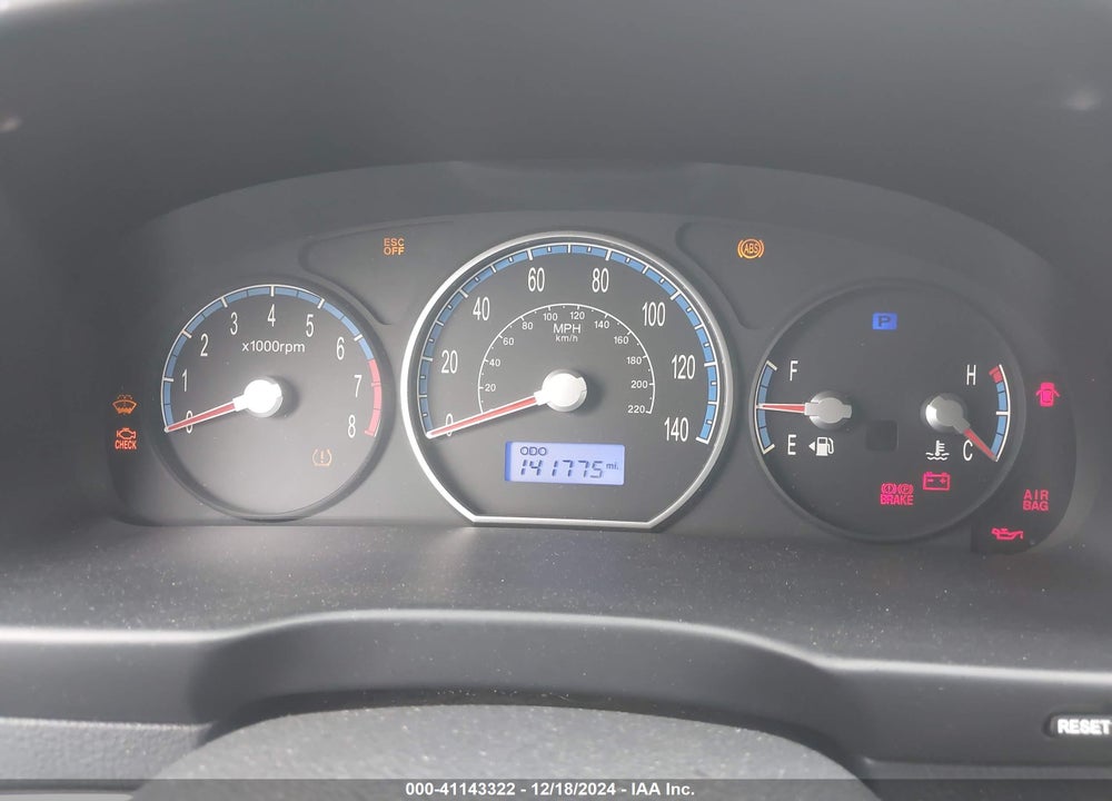 2009 HYUNDAI SANTA FE GLS VIN: 5NMSG13D69H317612