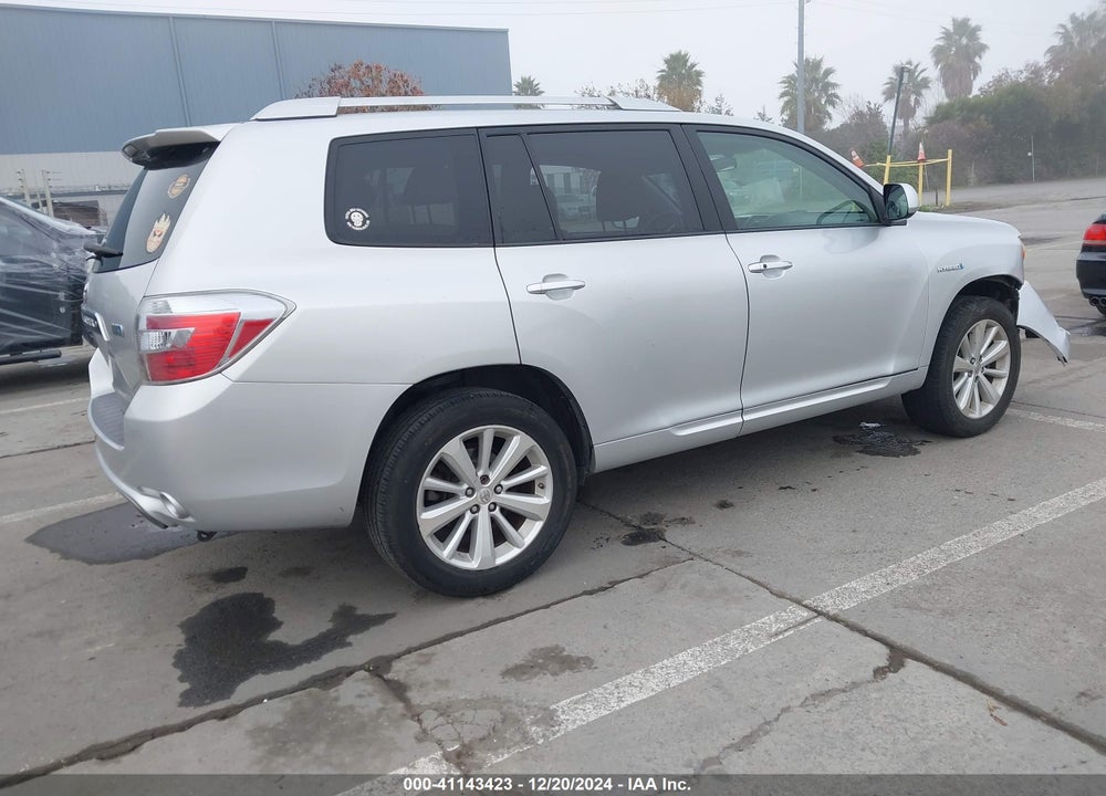 2008 TOYOTA HIGHLANDER HYBRID VIN: JTEEW41A582007721