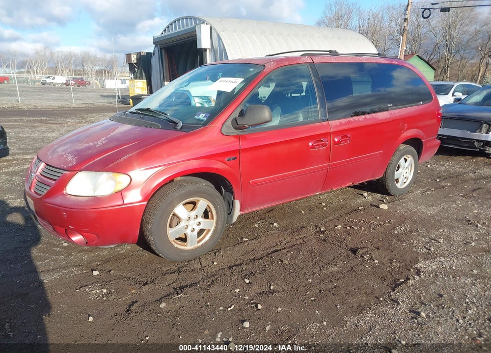 2007 DODGE GRAND CARAVAN SXT VIN: 2D4GP44L27R276849