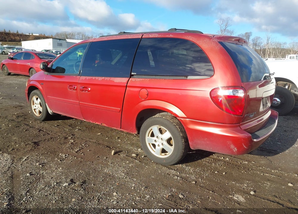2007 DODGE GRAND CARAVAN SXT VIN: 2D4GP44L27R276849