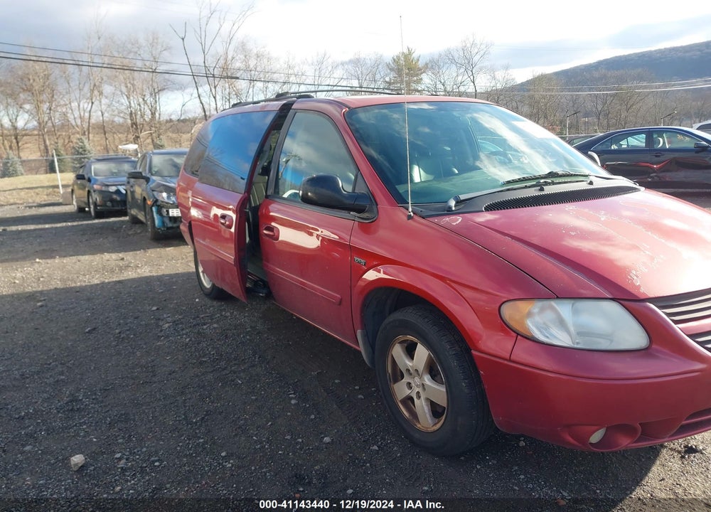 2007 DODGE GRAND CARAVAN SXT VIN: 2D4GP44L27R276849