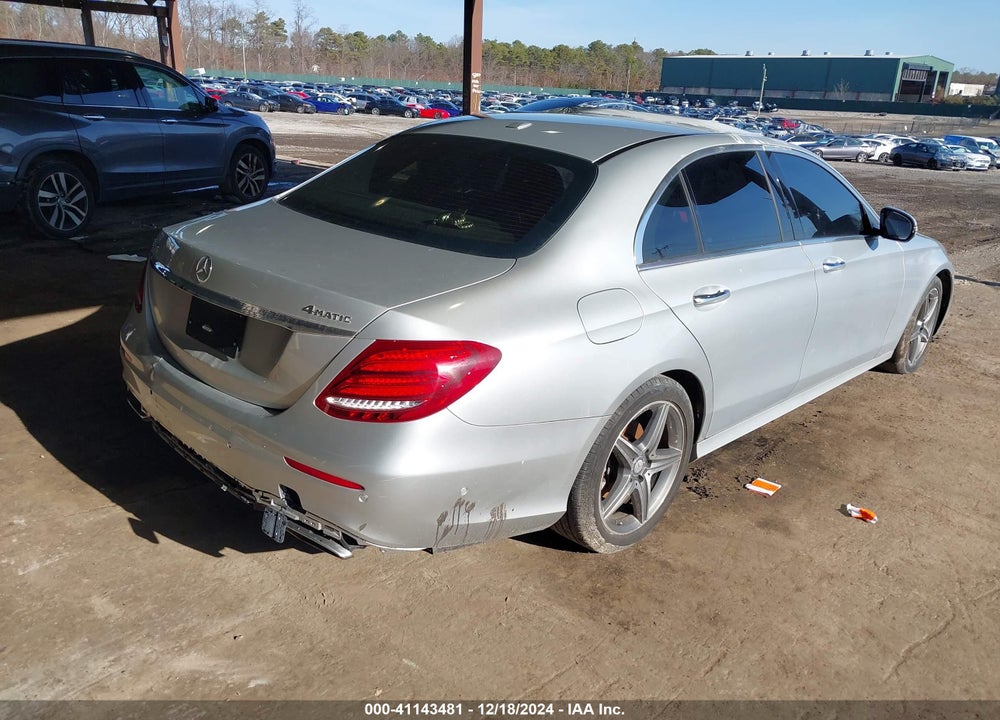 2017 MERCEDES-BENZ E 300 4MATIC VIN: WDDZF4KB3HA177441