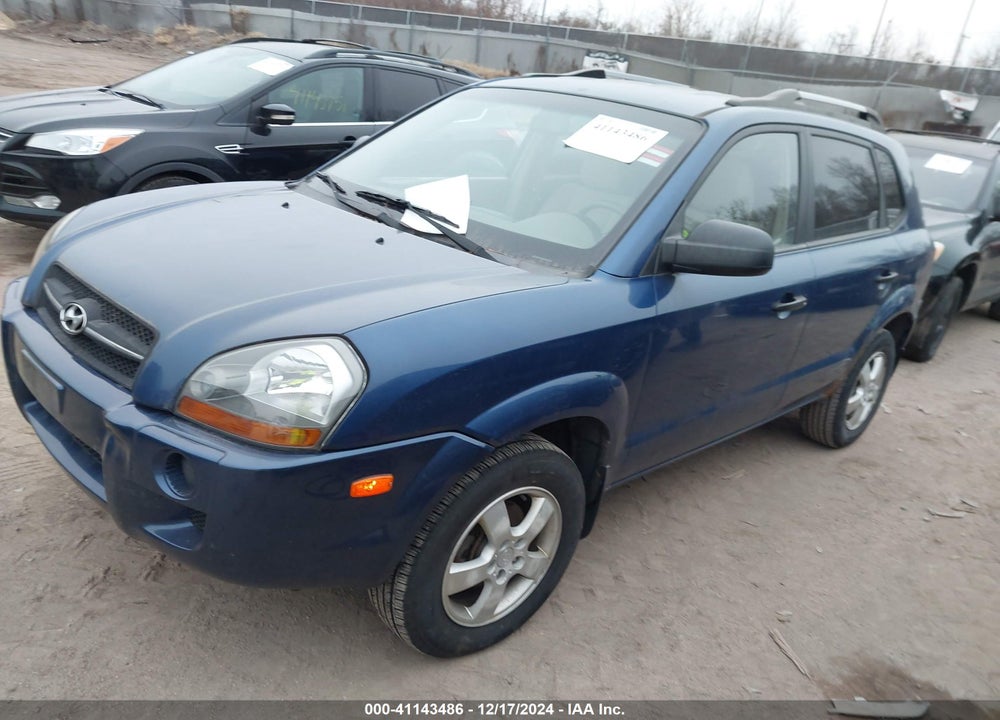 2007 HYUNDAI TUCSON GLS VIN: KM8JM12BX7U546266