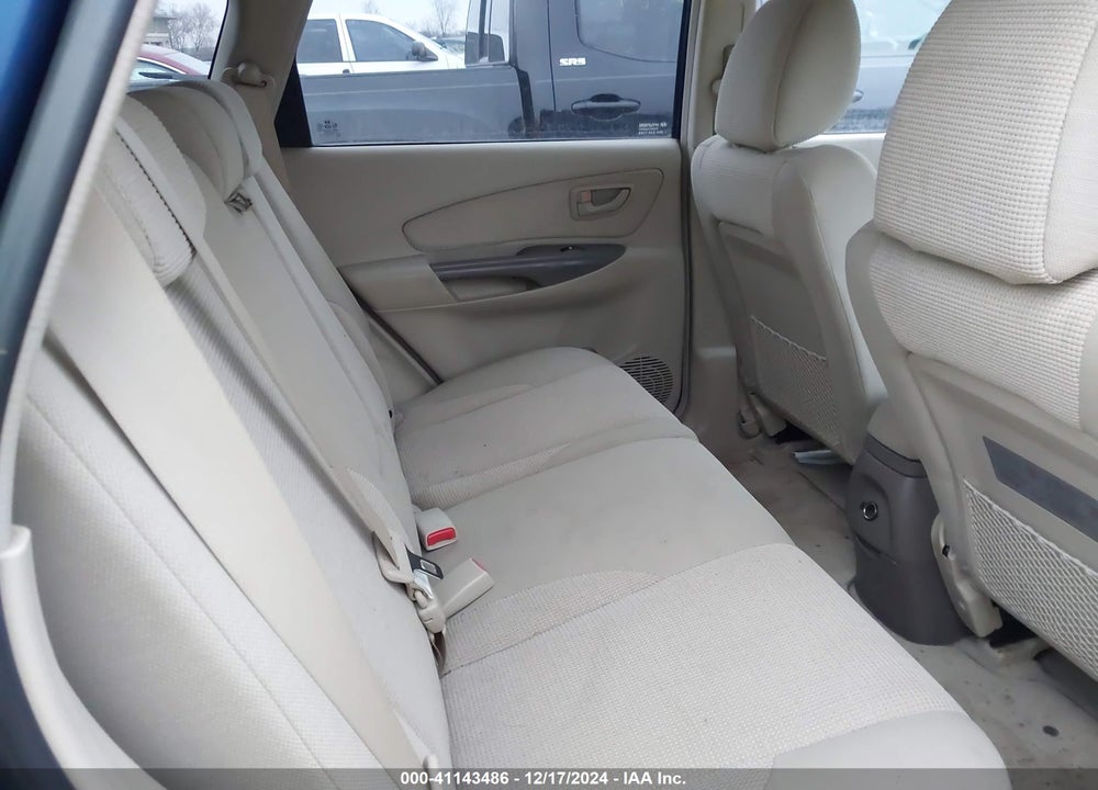 2007 HYUNDAI TUCSON GLS VIN: KM8JM12BX7U546266
