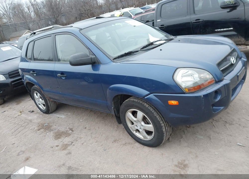 2007 HYUNDAI TUCSON GLS VIN: KM8JM12BX7U546266
