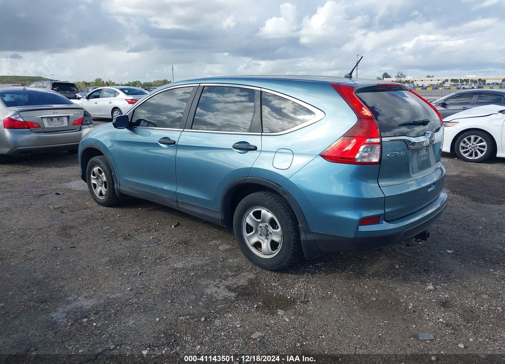 2015 HONDA CR-V LX VIN: 2HKRM3H31FH506430