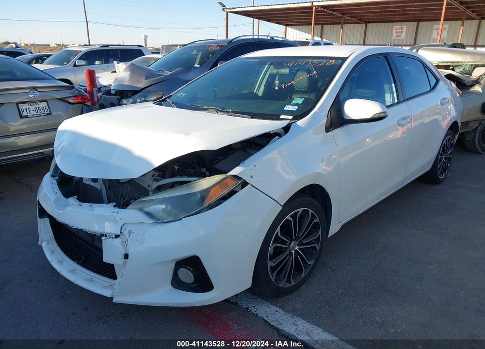 2016 TOYOTA COROLLA S PLUS VIN: 5YFBURHE9GP509084
