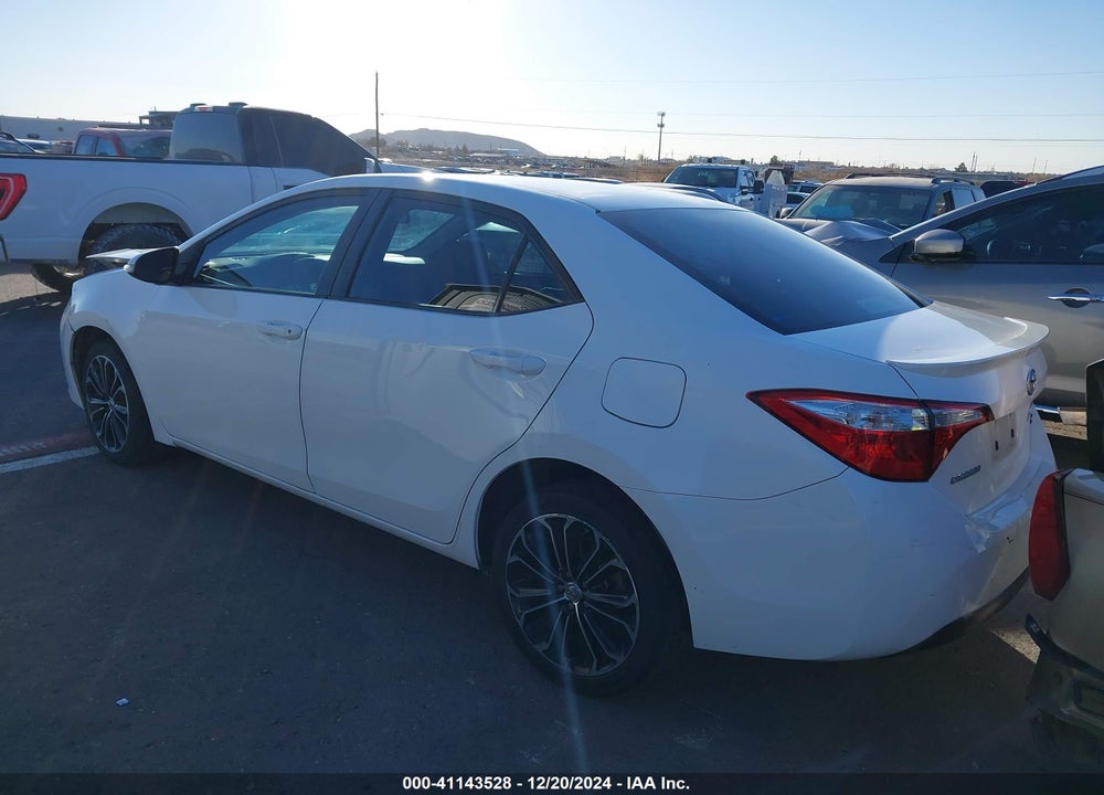 2016 TOYOTA COROLLA S PLUS VIN: 5YFBURHE9GP509084