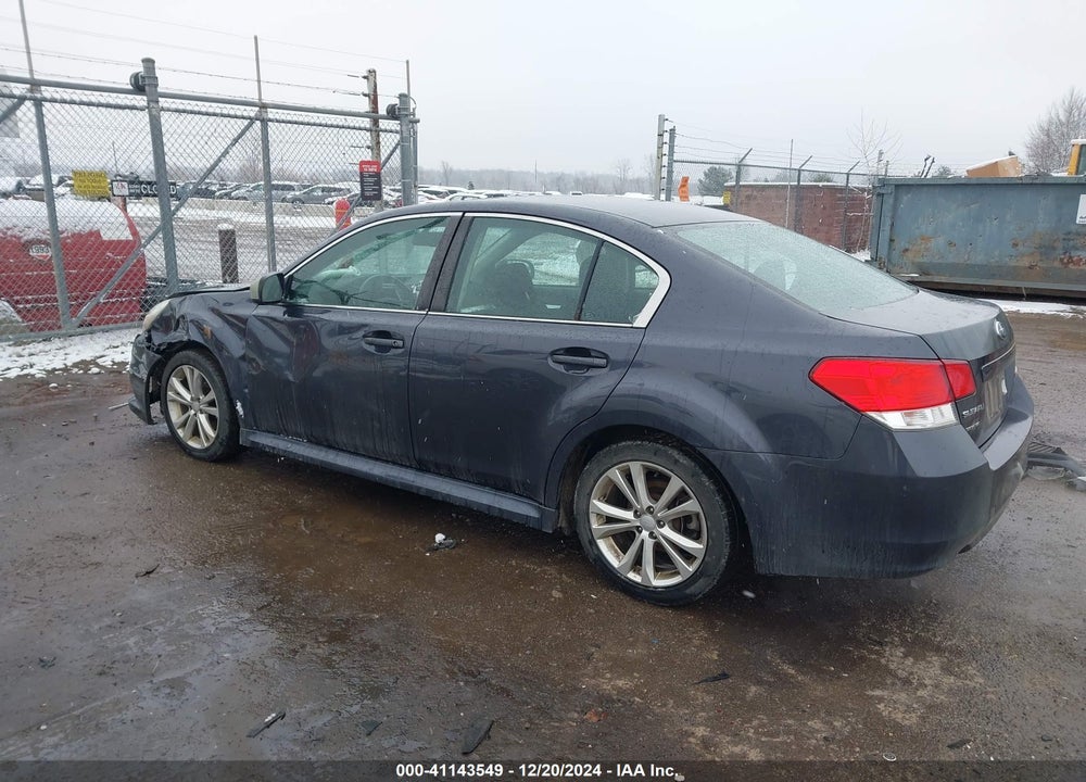 2013 SUBARU LEGACY VIN: 4S3BMCG69D3030949