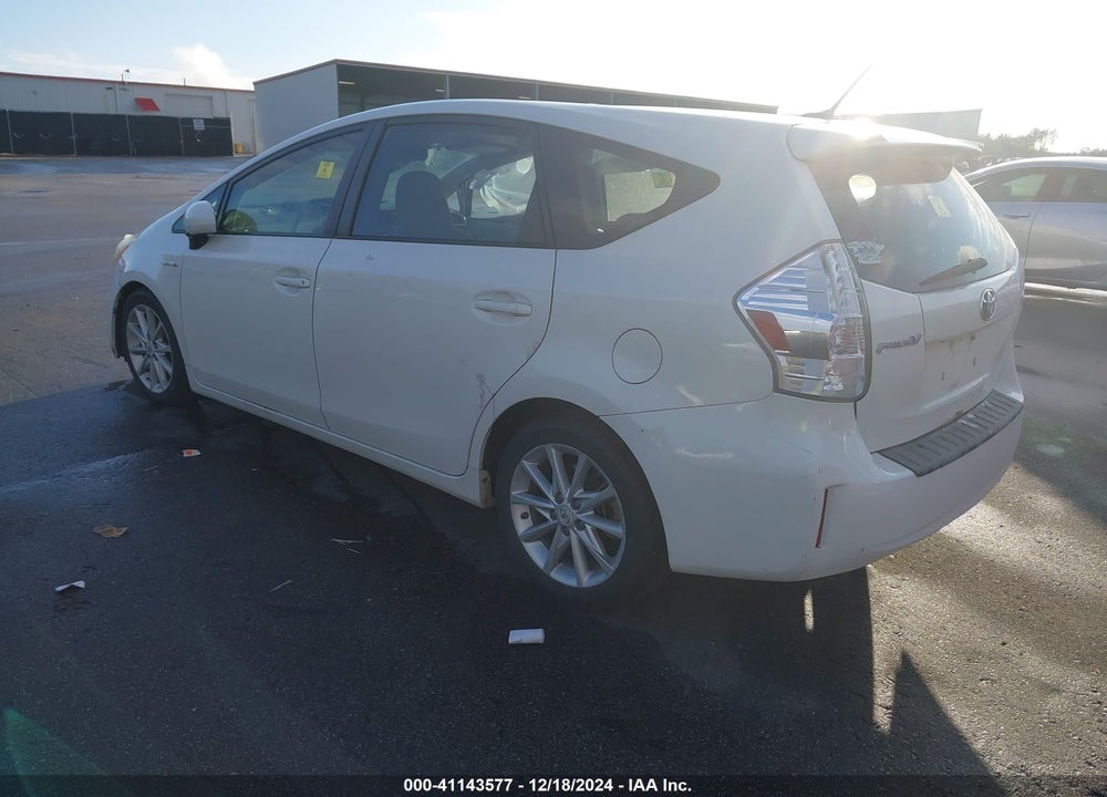 2012 TOYOTA PRIUS V FIVE VIN: JTDZN3EU9C3164727