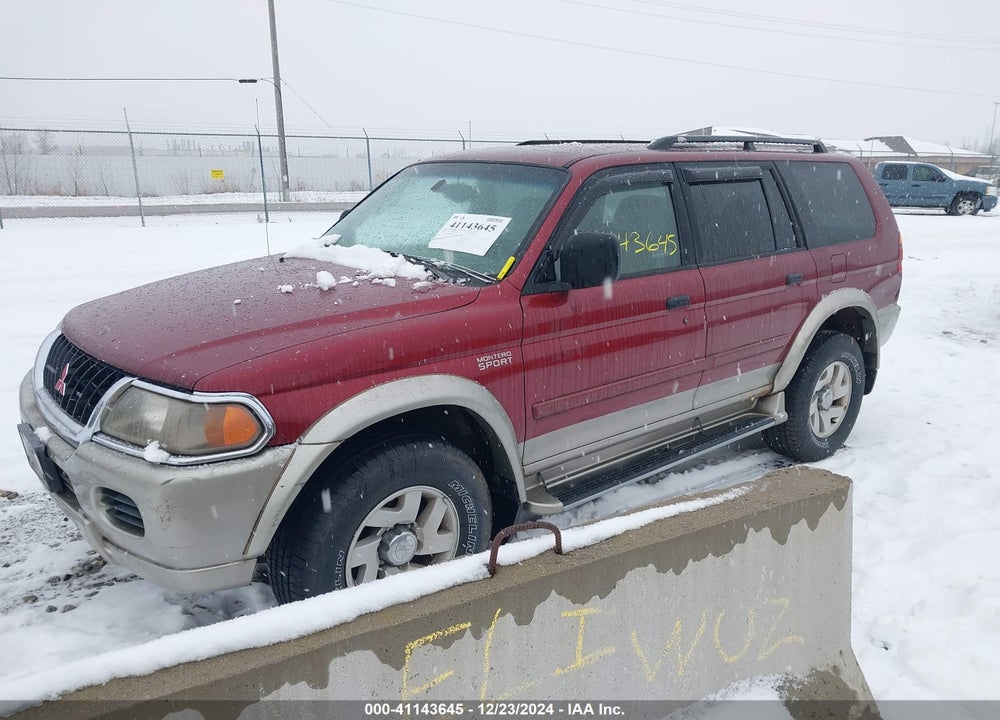 2001 MITSUBISHI MONTERO SPORT XLS VIN: JA4MT31H01P054478