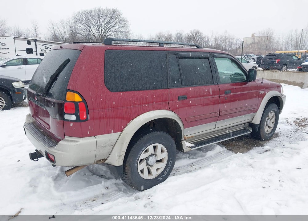 2001 MITSUBISHI MONTERO SPORT XLS VIN: JA4MT31H01P054478