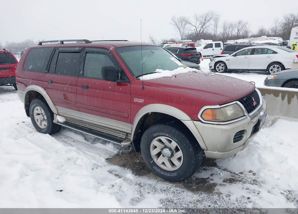 2001 MITSUBISHI MONTERO SPORT XLS VIN: JA4MT31H01P054478