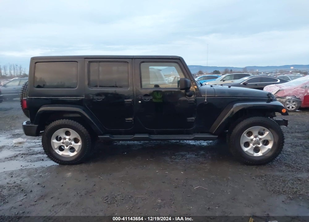 2014 JEEP WRANGLER UNLIMITED SAHARA VIN: 1C4BJWEG7EL130734