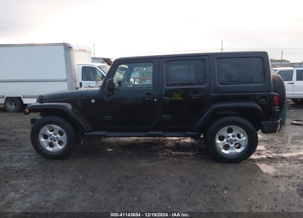 2014 JEEP WRANGLER UNLIMITED SAHARA VIN: 1C4BJWEG7EL130734