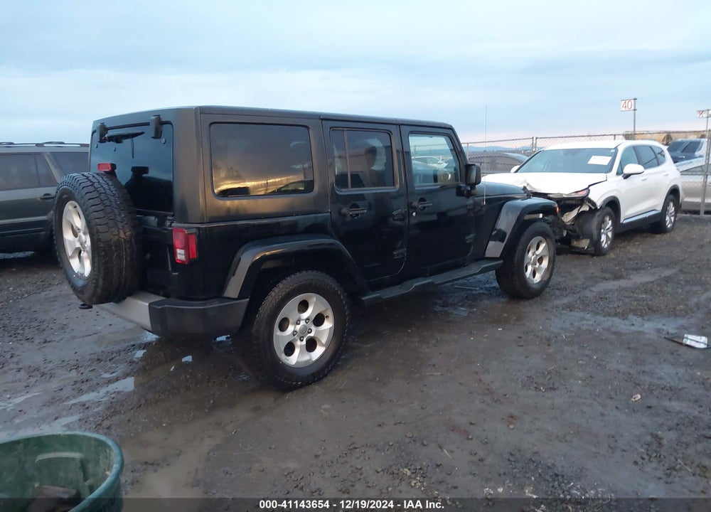2014 JEEP WRANGLER UNLIMITED SAHARA VIN: 1C4BJWEG7EL130734