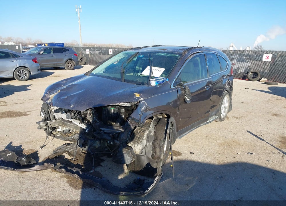 2013 HONDA CR-V EX-L VIN: 5J6RM3H75DL025232