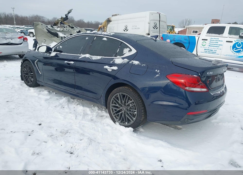 2019 GENESIS G70 VIN: KMTG34LA3KU031693