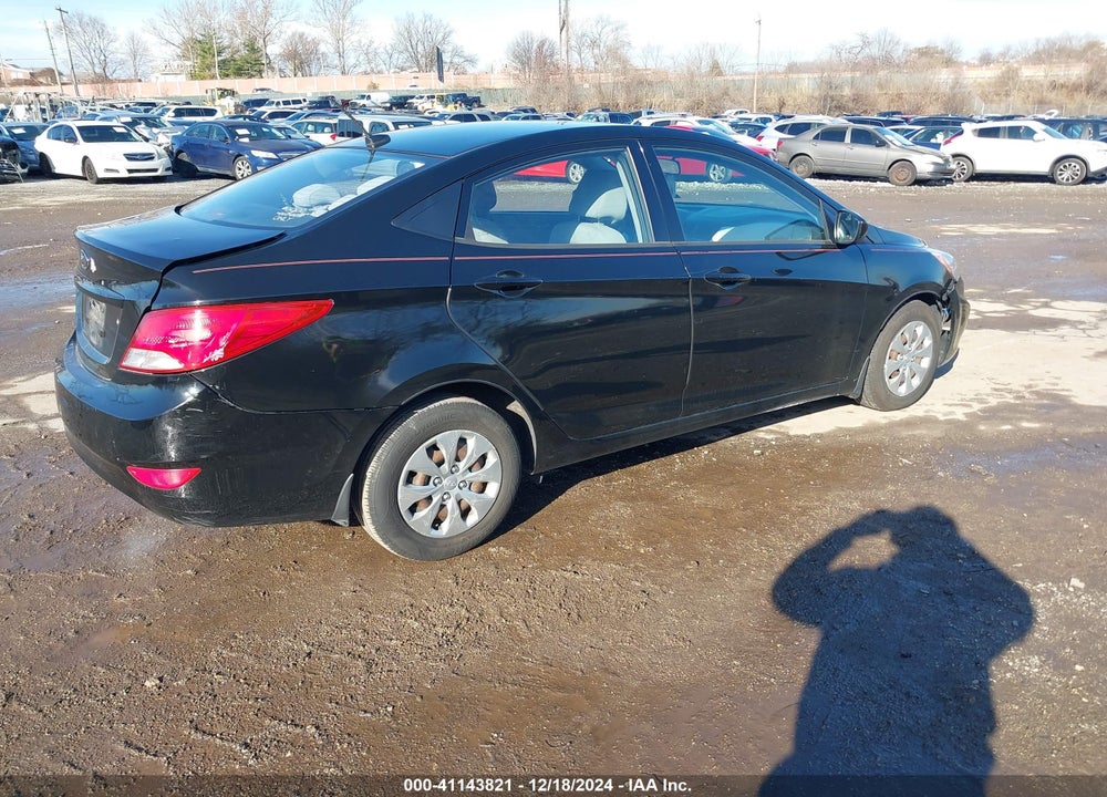 2017 HYUNDAI ACCENT SE VIN: KMHCT4AE9HU275890