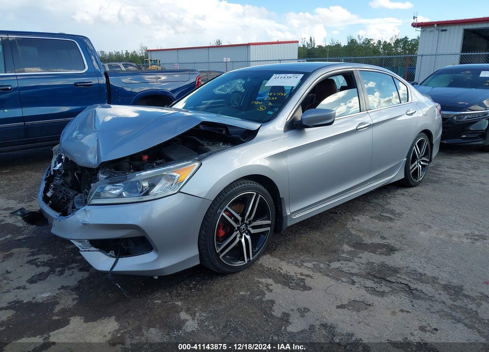 2017 HONDA ACCORD SPORT VIN: 1HGCR2F52HA018234