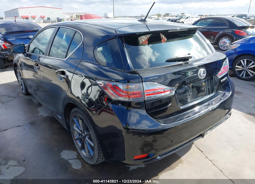 2013 LEXUS CT 200H VIN: JTHKD5BH5D2129101