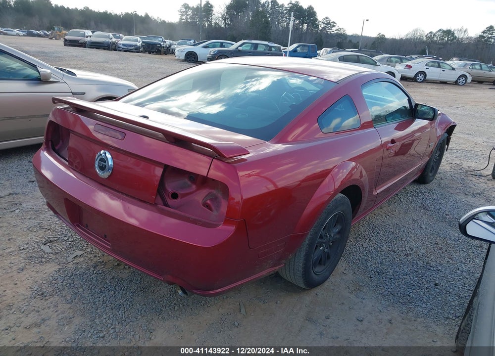 2007 FORD MUSTANG GT DELUXE/GT PREMIUM VIN: 1ZVFT82H175287958