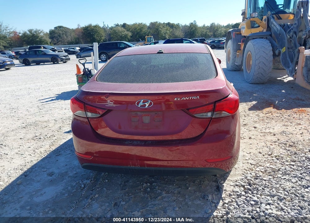 2016 HYUNDAI ELANTRA SE VIN: 5NPDH4AE7GH767594
