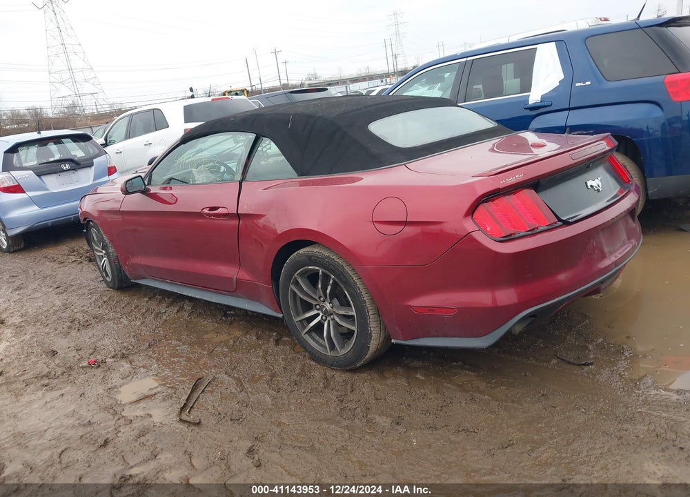 2015 FORD MUSTANG ECOBOOST PREMIUM VIN: 1FATP8UH6F5343582