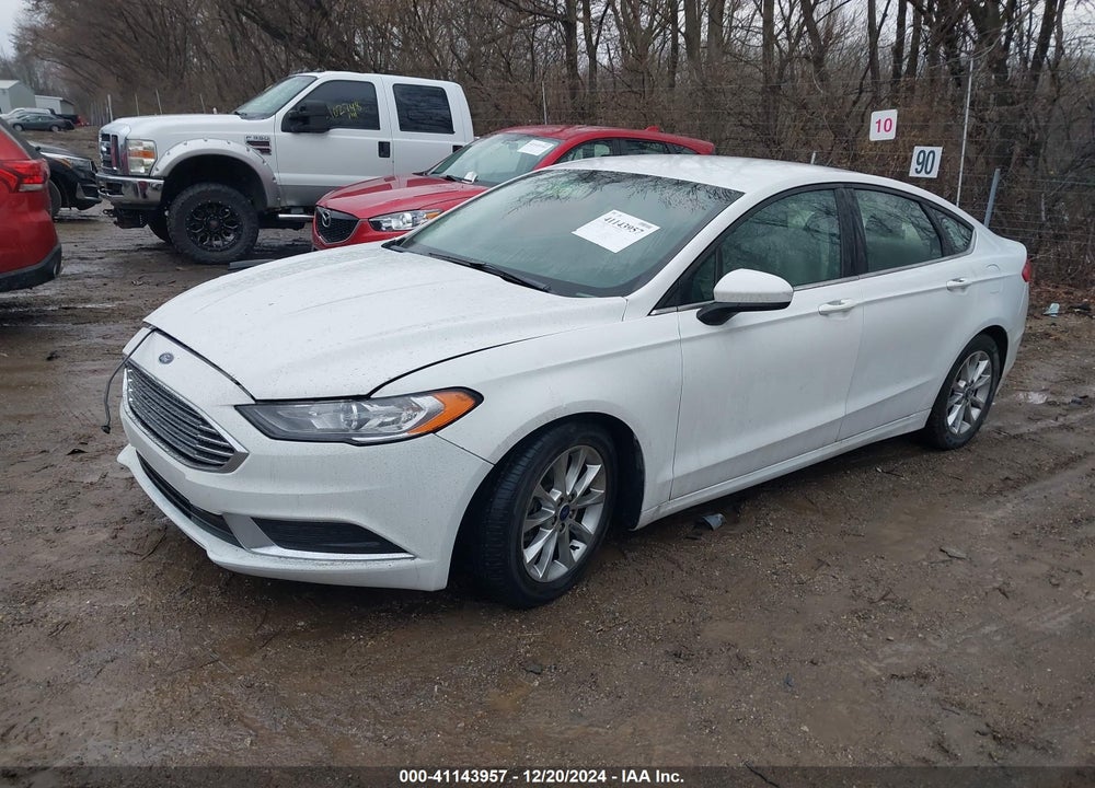 2017 FORD FUSION SE VIN: 3FA6P0H72HR287298