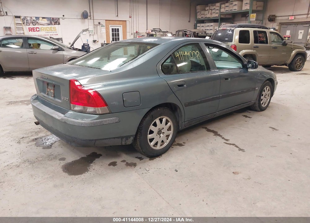2002 VOLVO S60 2.4 VIN: YV1RS61R222170640