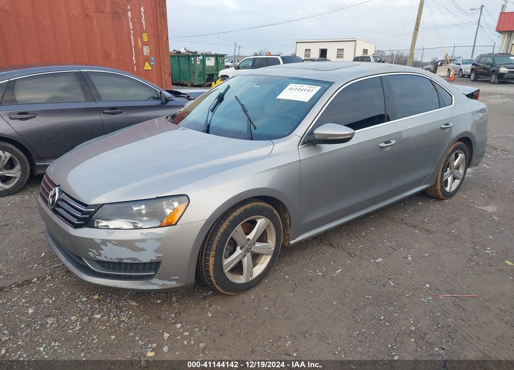 2012 VOLKSWAGEN PASSAT 2.5L SE VIN: 1VWBP7A3XCC084365