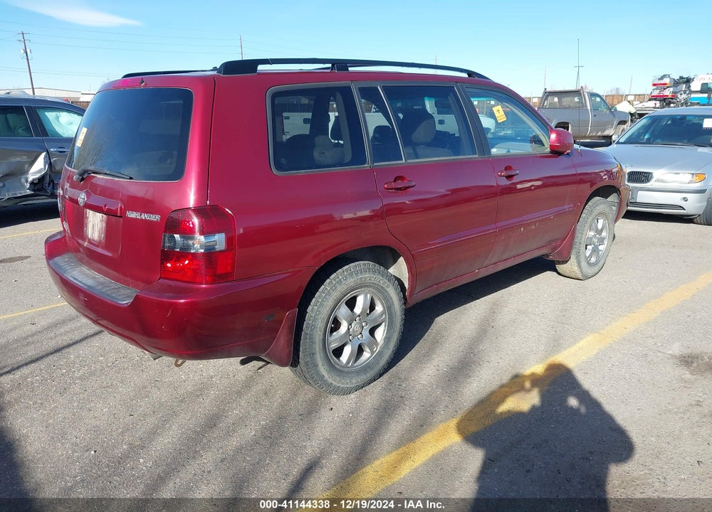 2006 TOYOTA HIGHLANDER V6 VIN: JTEEP21A660171697