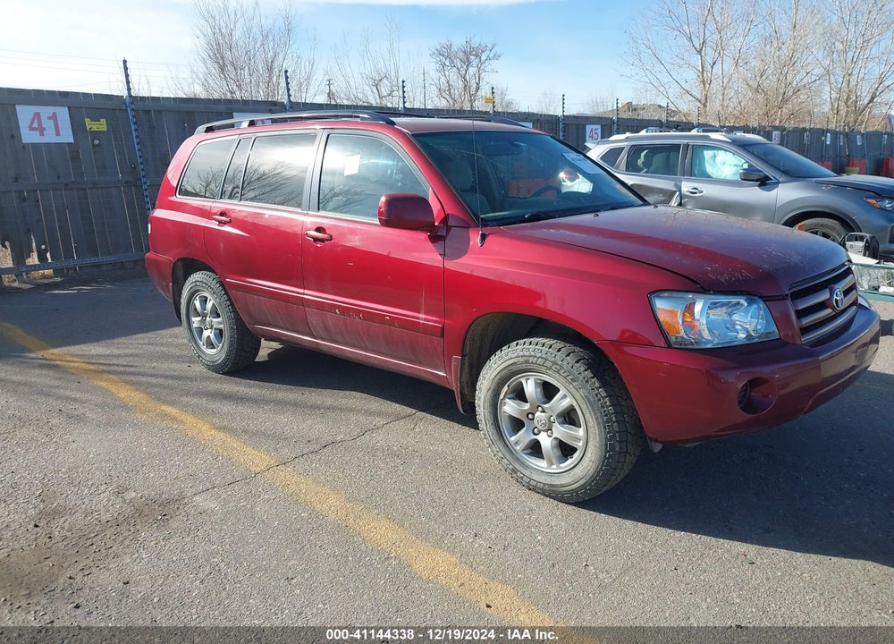 2006 TOYOTA HIGHLANDER V6 VIN: JTEEP21A660171697