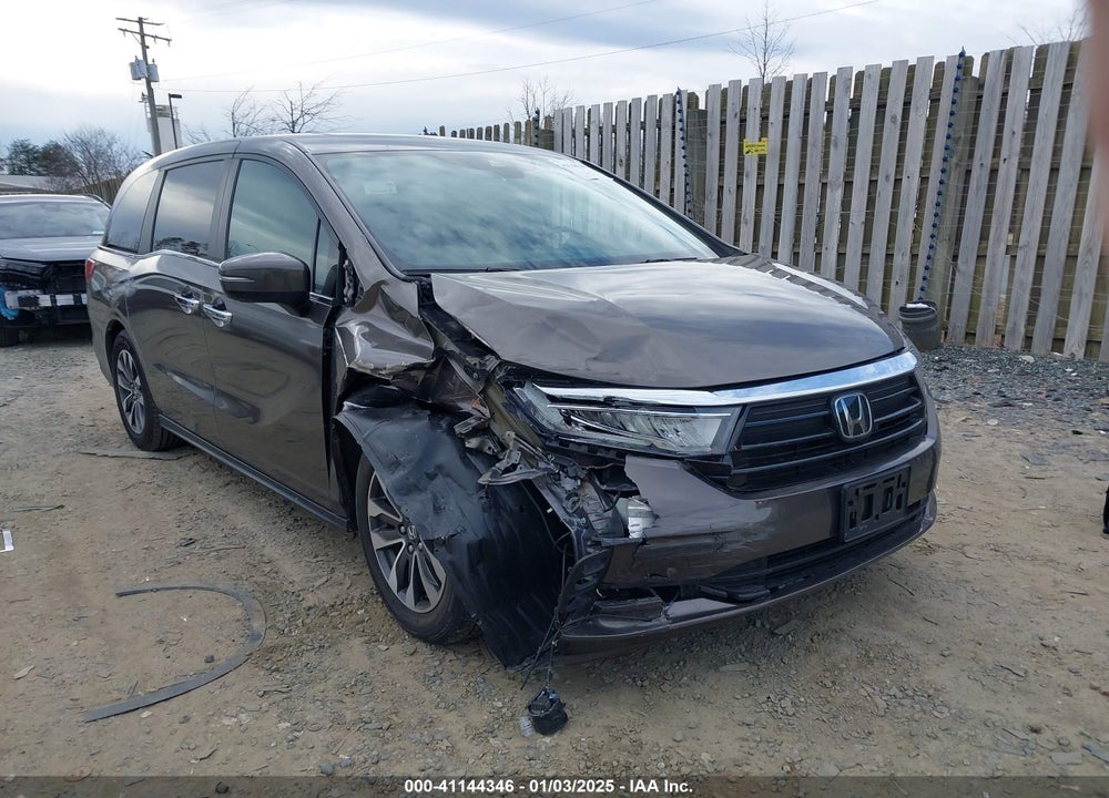 2021 HONDA ODYSSEY EX-L VIN: 5FNRL6H70MB022557
