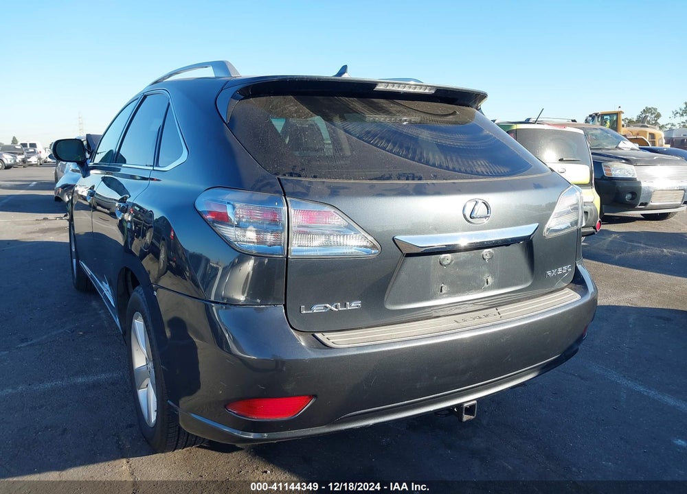 2010 LEXUS RX 350 BASE (A6) VIN: 2T2BK1BA2AC066695