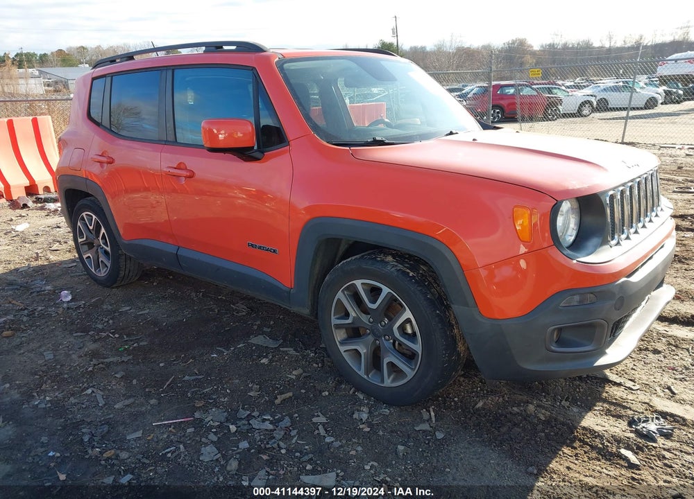 2016 JEEP RENEGADE LATITUDE VIN: ZACCJABT3GPD97392