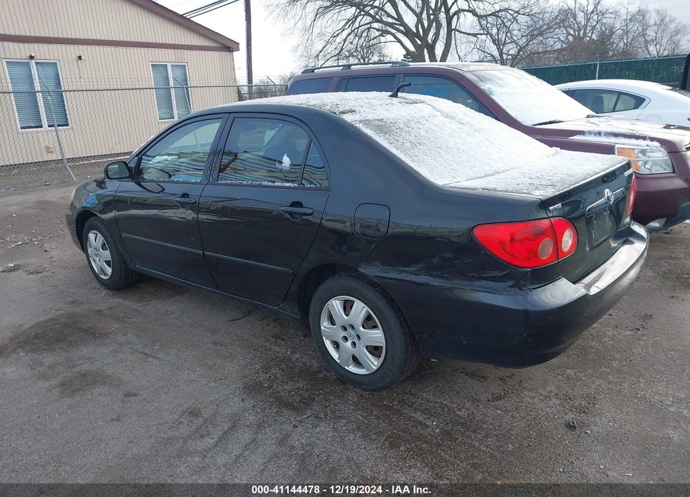 2008 TOYOTA COROLLA LE VIN: 2T1BR32E38C895543