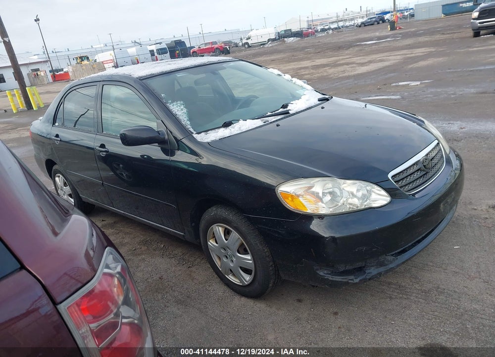 2008 TOYOTA COROLLA LE VIN: 2T1BR32E38C895543